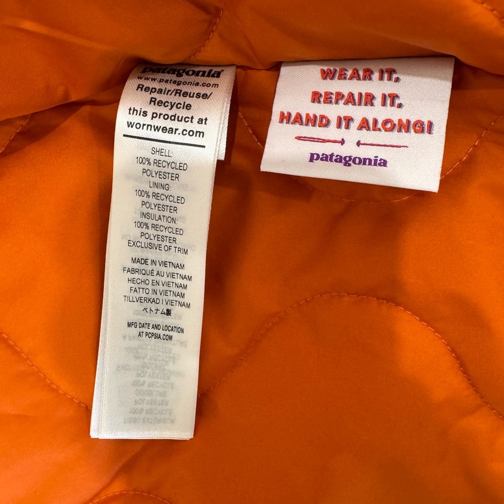 Patagonia Waterproof Insulated Jacket Kids Medium 8-10 years Everyday Ready - Picture 4 of 14